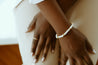 White Fortunate Bracelet - Ethically made Jewelry Produced by Artisans