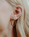 Open Oval Earrings