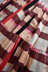 Multi-Pink Mod Wrap Skirt